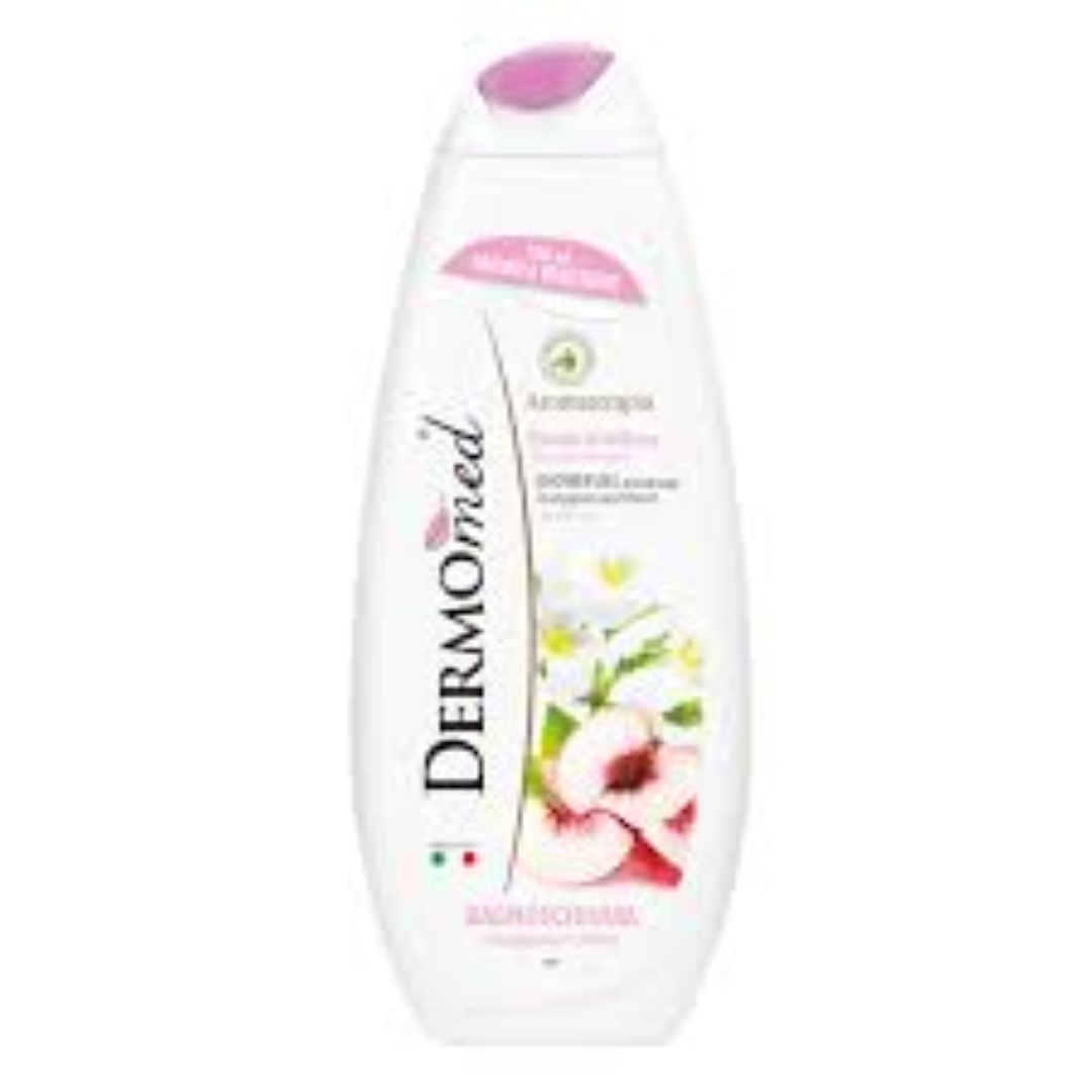 DERMOMED SHOWER GEL FANIPANI N WHITE PEACH 750ML